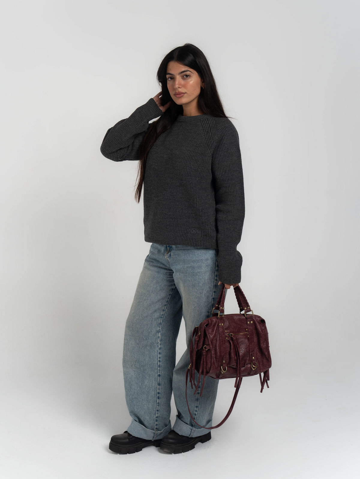 MORSE KNIT - CHARCOAL
