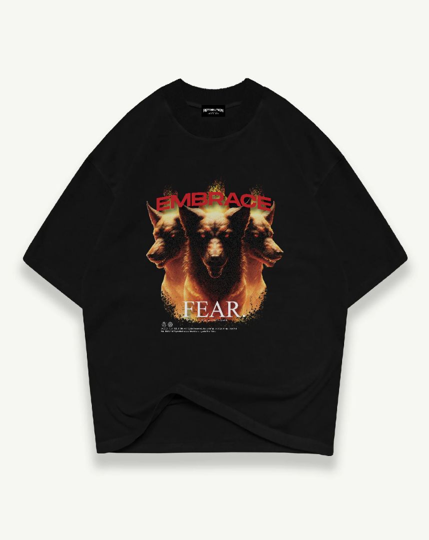 EMBARCE FEAR T-SHIRT - BLACK