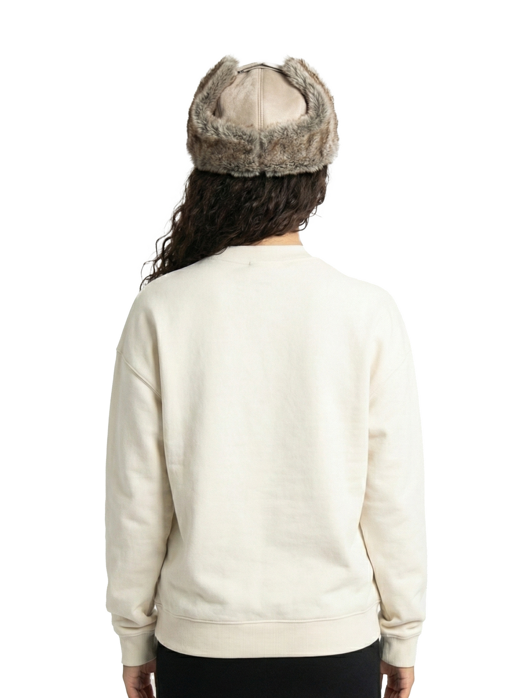 GLOBETROTTER CREWNECK - CREAM