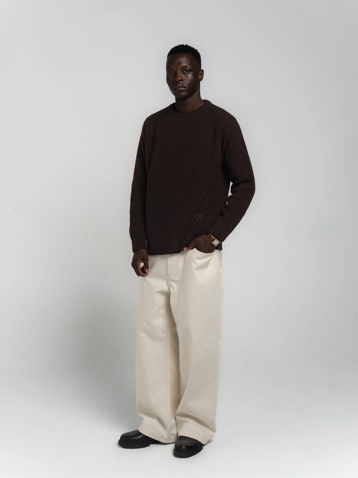 MORSE KNIT - BROWN