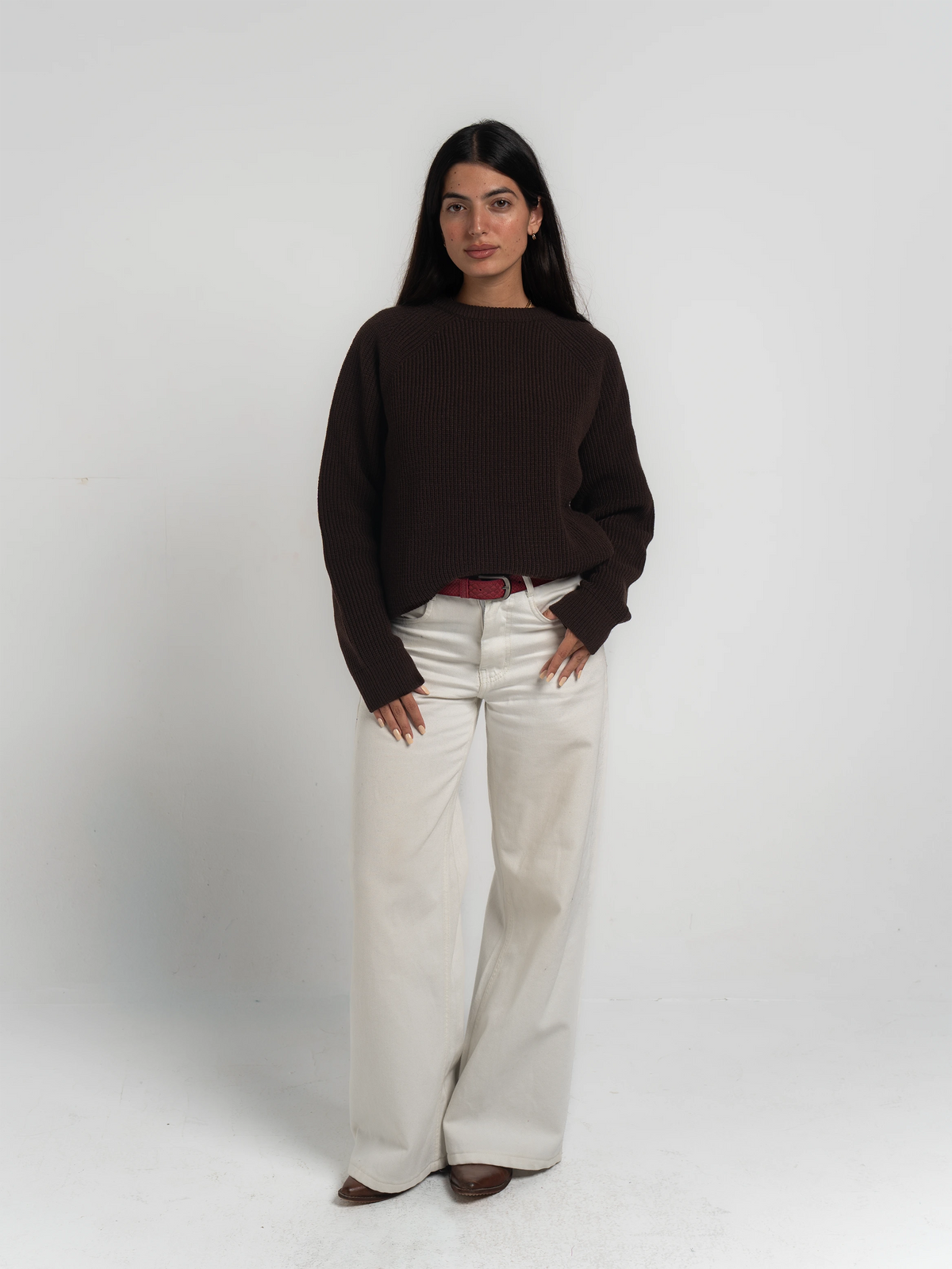 MORSE KNIT - BROWN