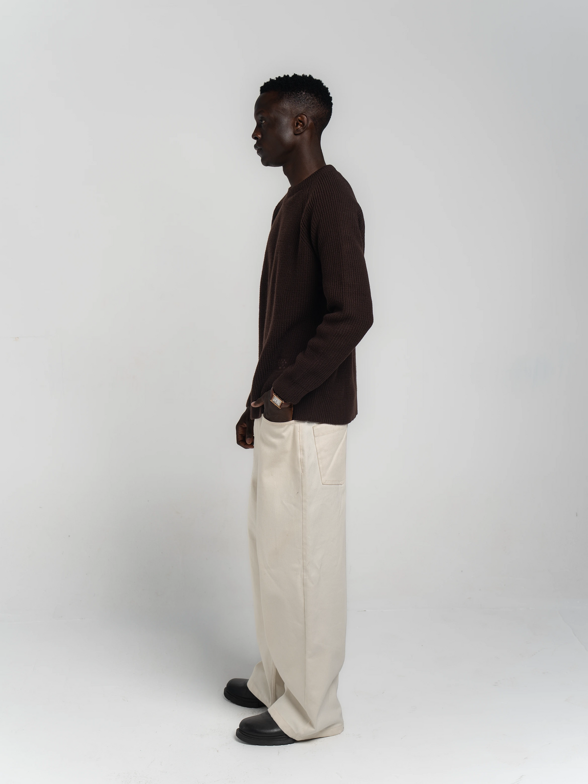MORSE KNIT - BROWN