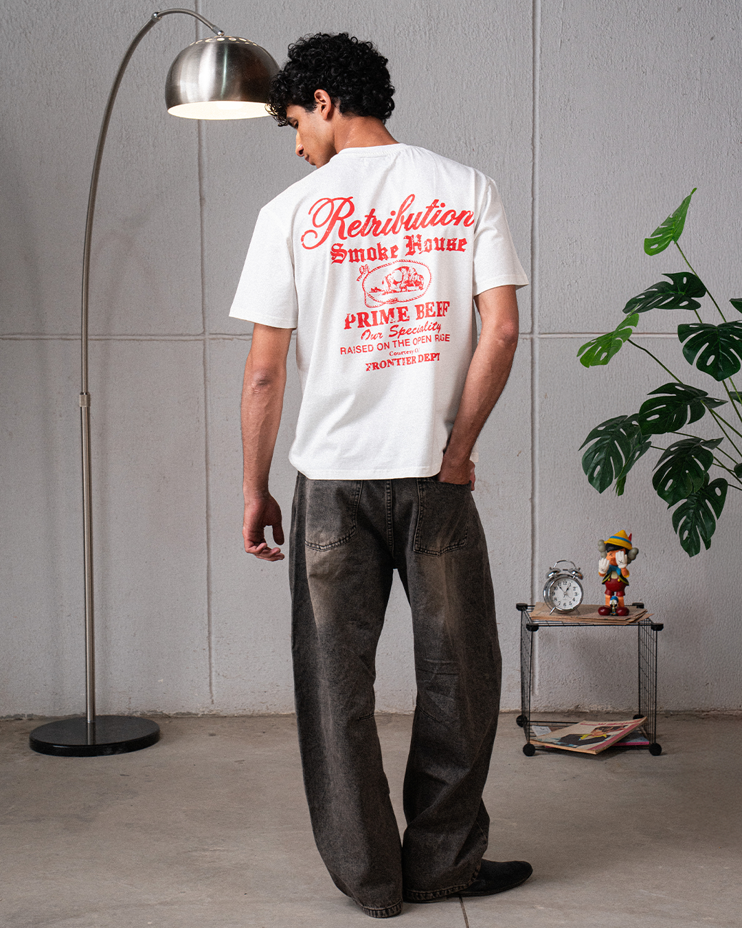 SMOKE HOUSE T-SHIRT - WHITE