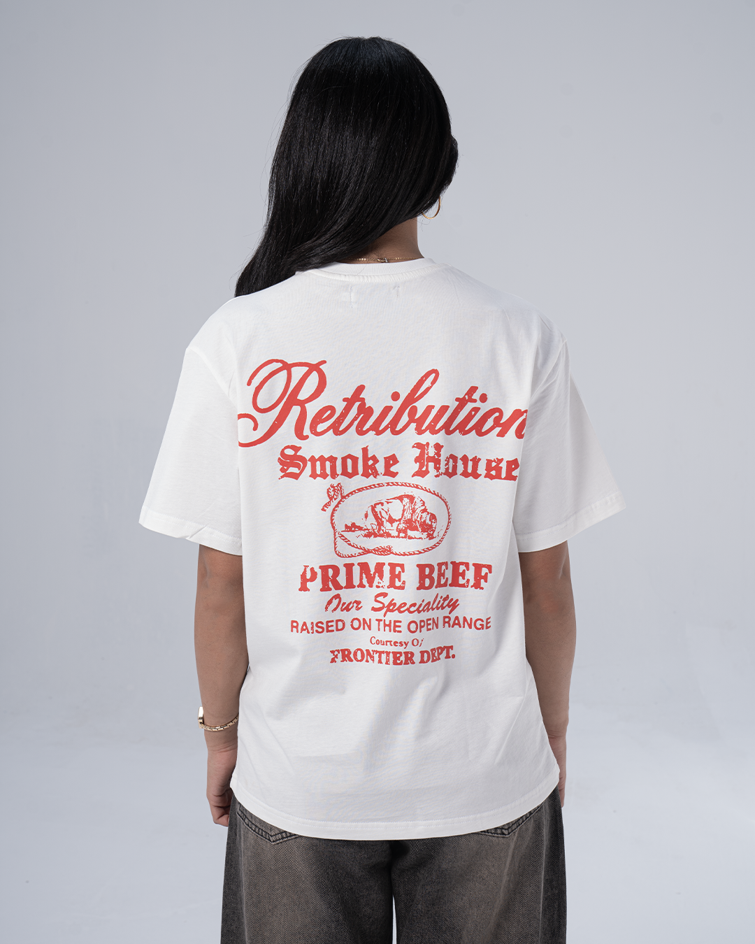 SMOKE HOUSE T-SHIRT - WHITE