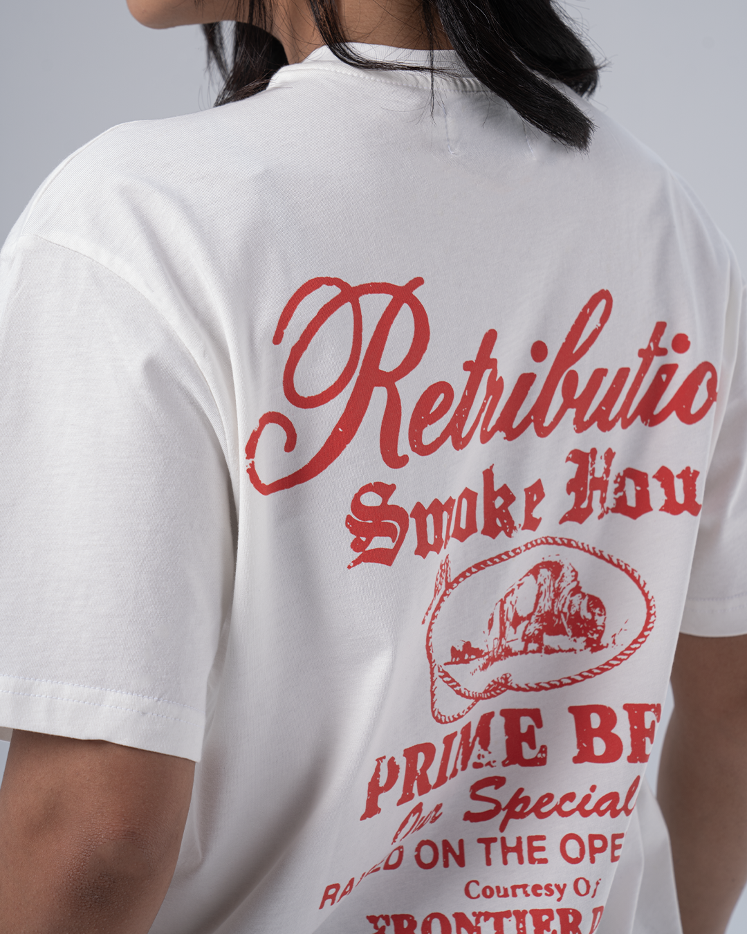 SMOKE HOUSE T-SHIRT - WHITE