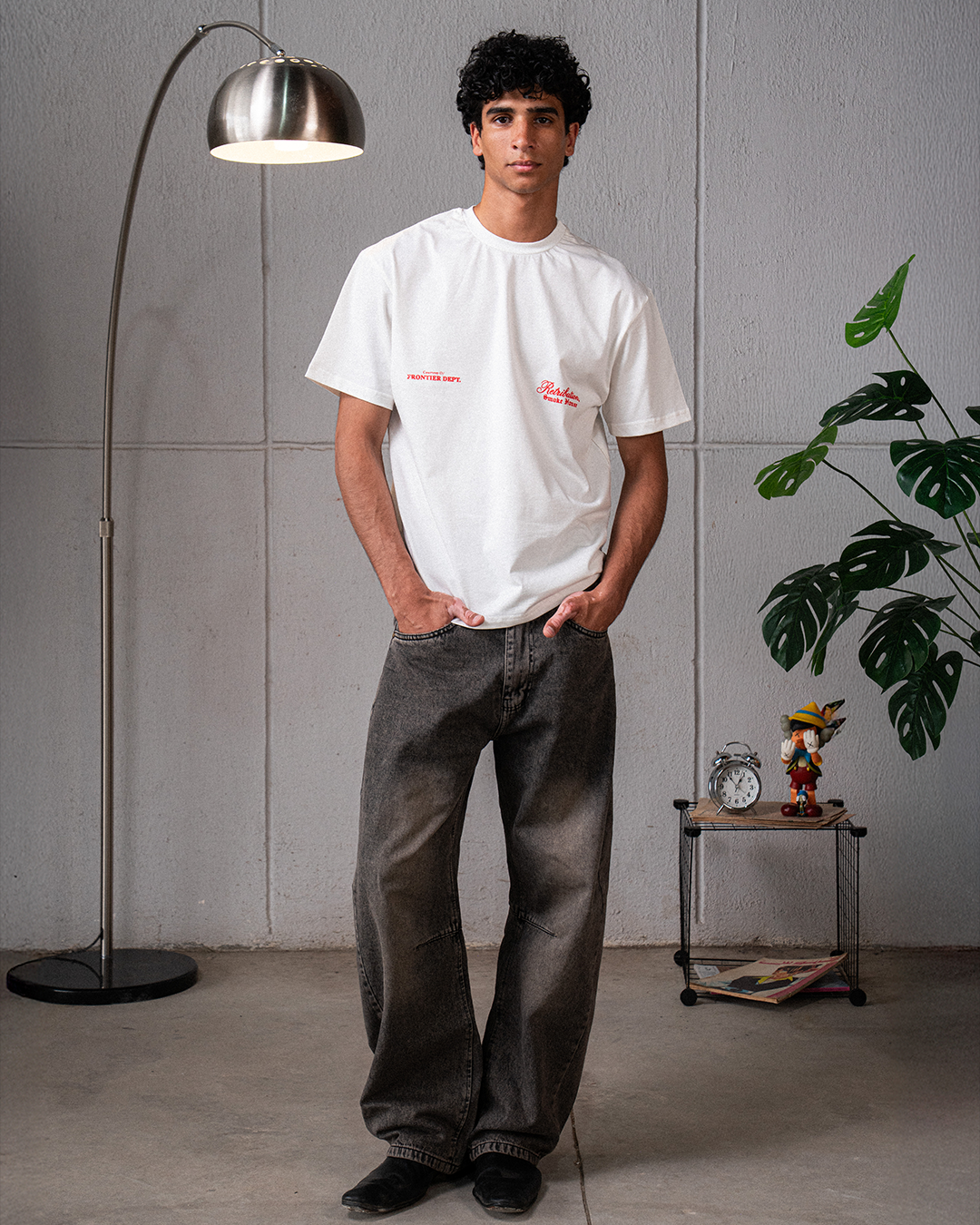 SMOKE HOUSE T-SHIRT - WHITE