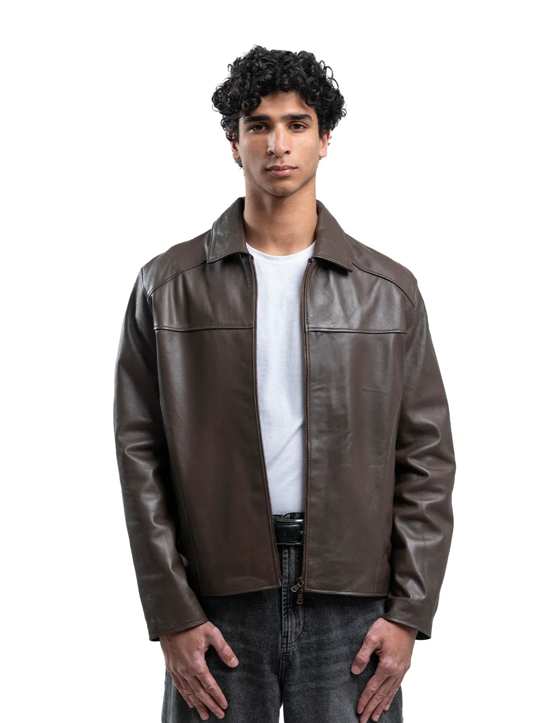 Rodeo Leather Jacket, Brown by Retribution Clo., photo 1