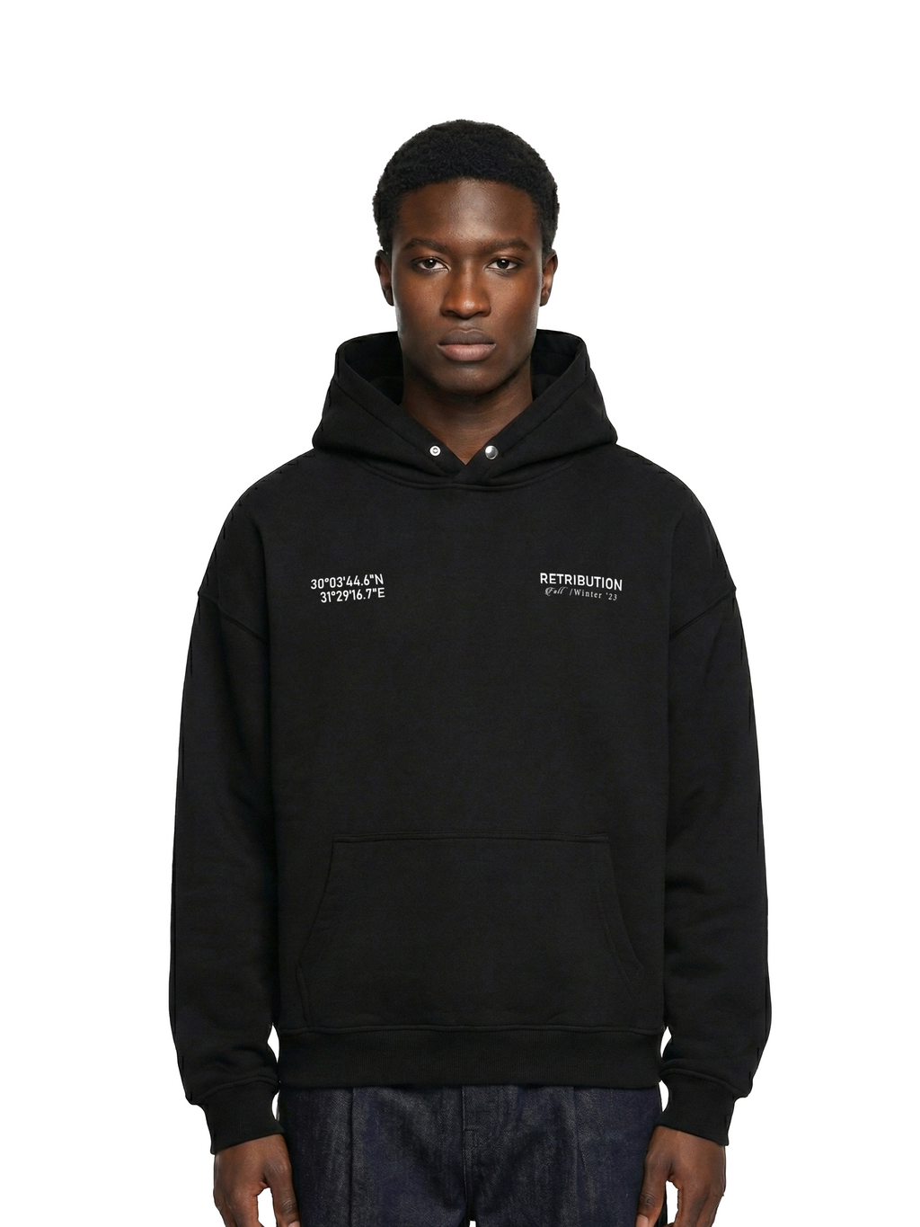 TIMELESS HOODIE - BLACK