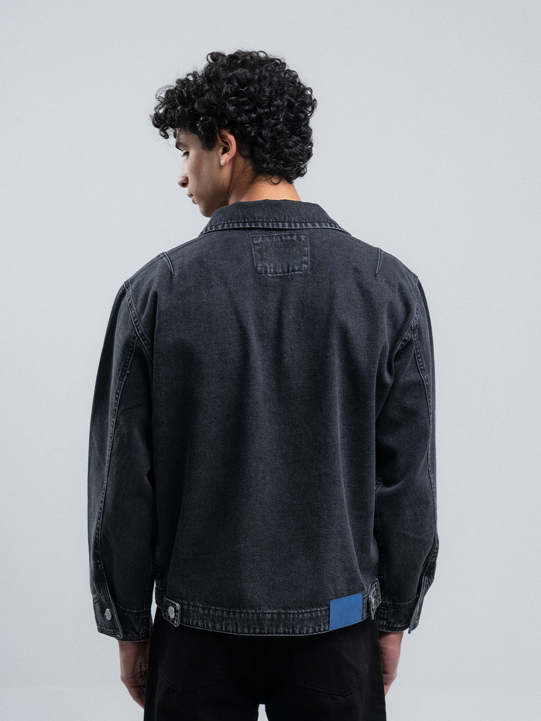 RANCHER DENIM WORK JACKET (UNISEX) - WASHED BLACK