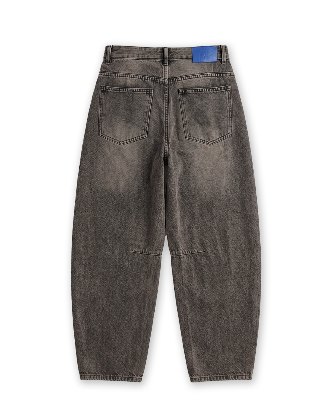 BARREL LEG JEANS - RUST BROWN