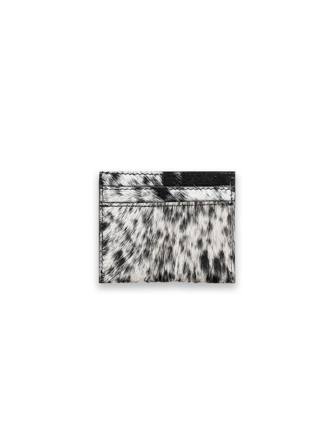 ABSTRACT CARDHOLDER -BLACK/WHITE HIDE