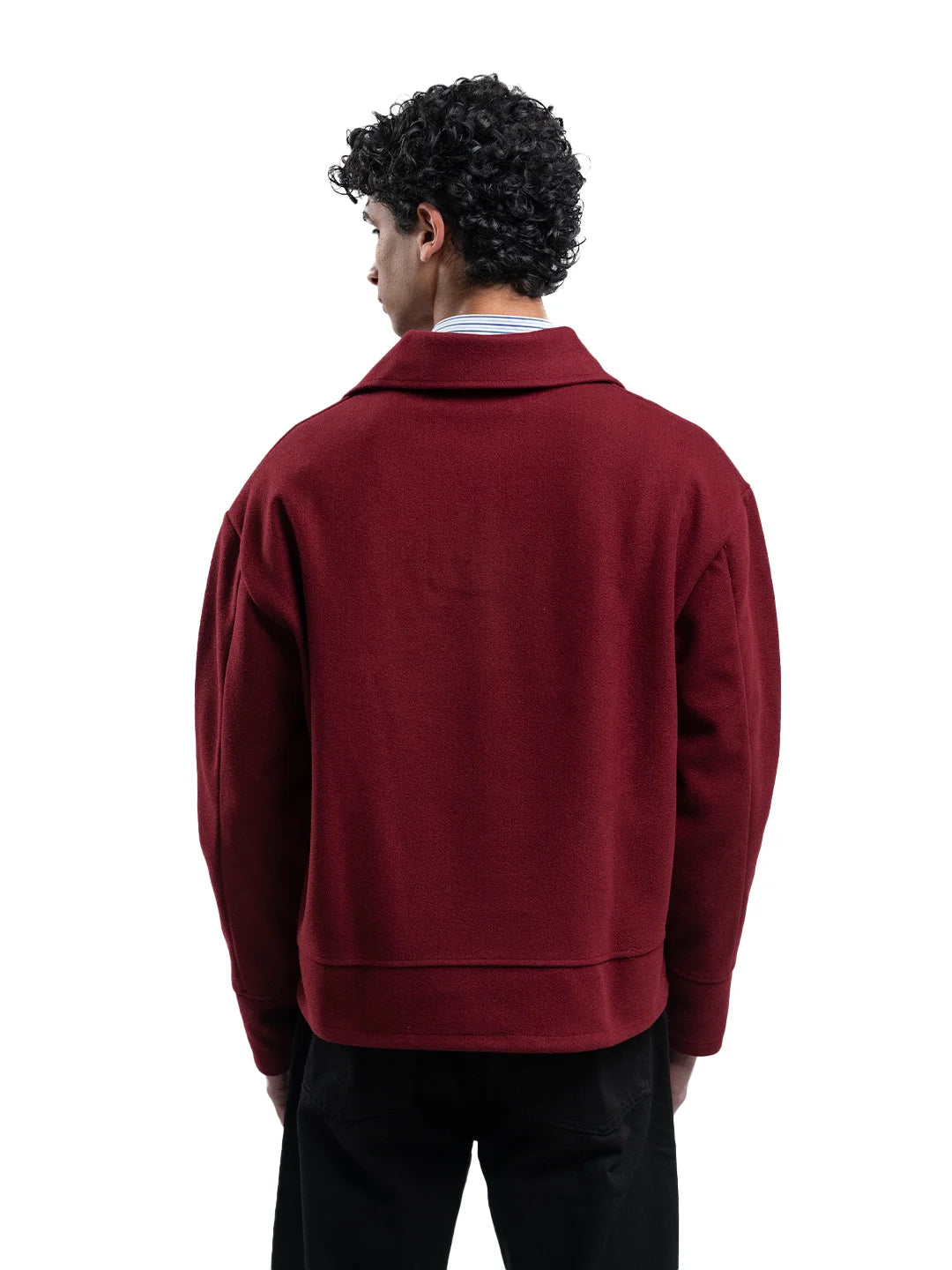 Core Quarter Zip, Burgundy by Retribution Clo., photo 2