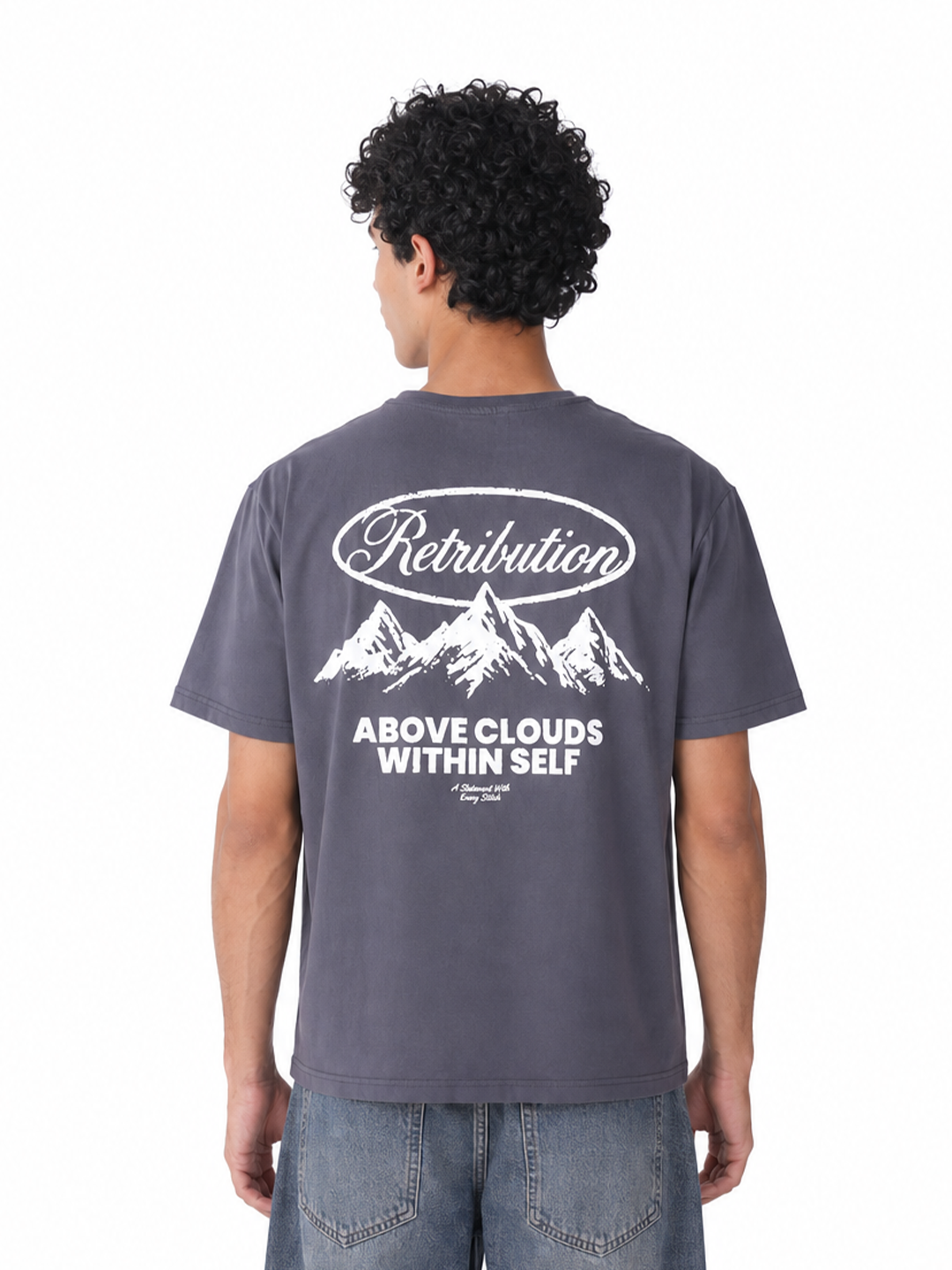 ABOVE CLOUDS T-SHIRT - GREY