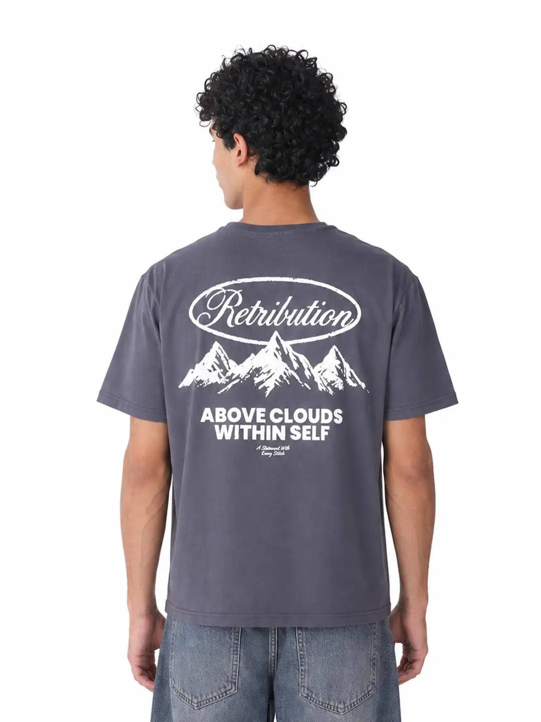 ABOVE CLOUDS T-SHIRT - GREY