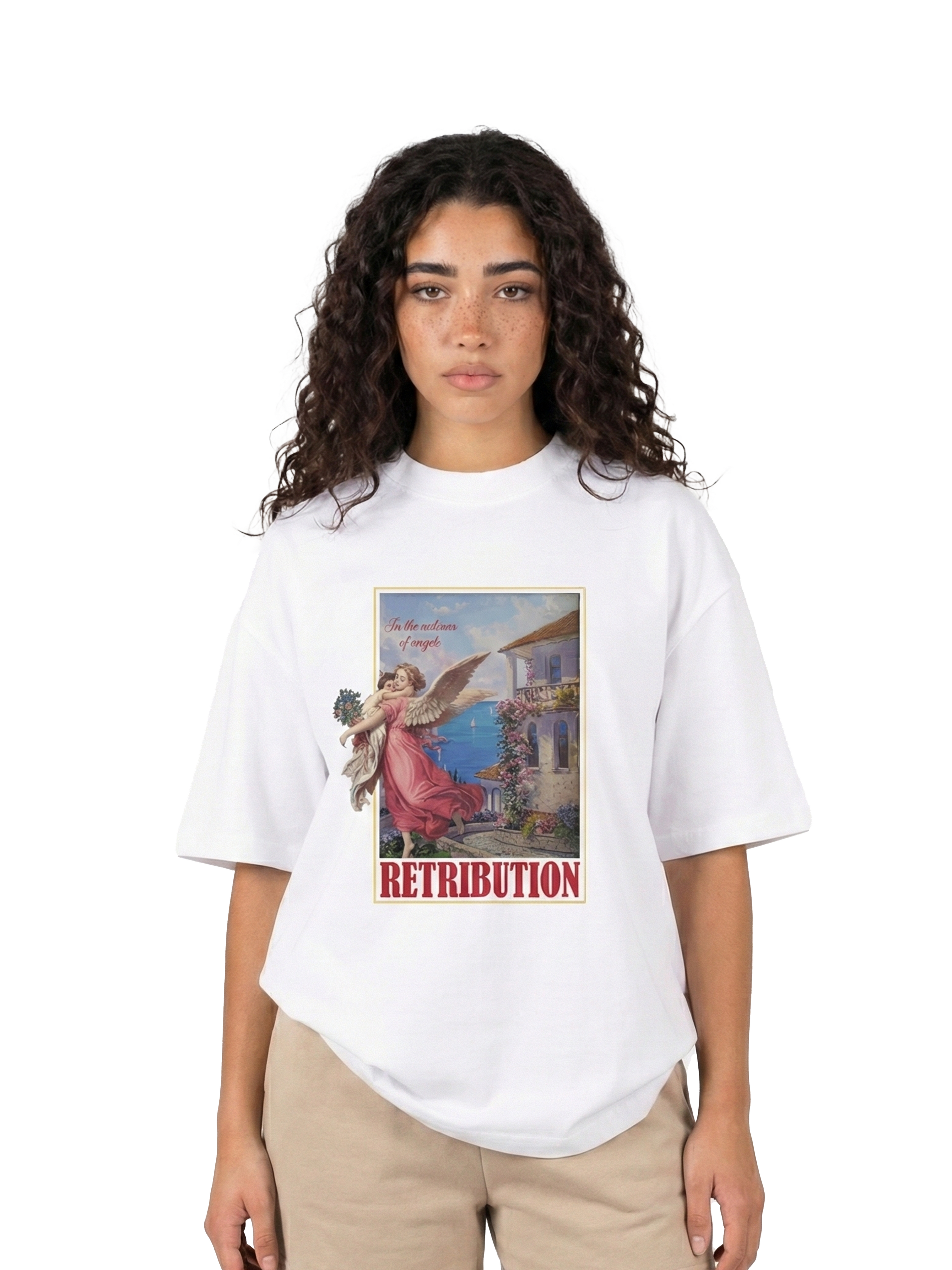 EMBRACE OF ANGELS T-SHIRT - OFF WHITE