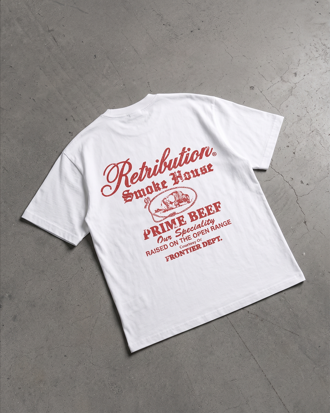 SMOKE HOUSE T-SHIRT - WHITE