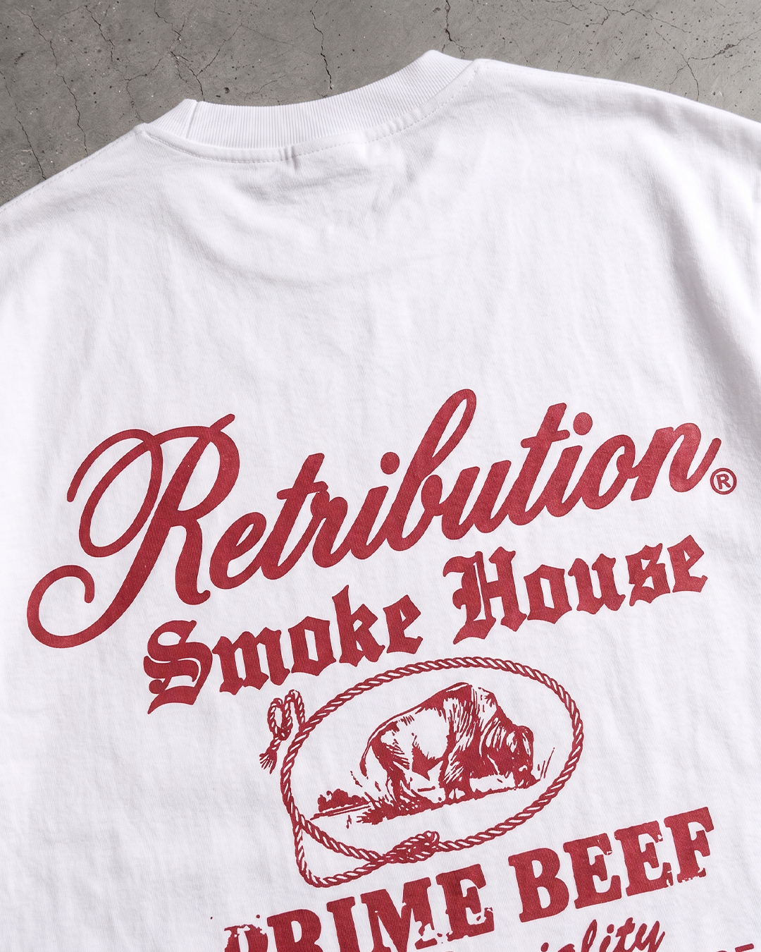 SMOKE HOUSE T-SHIRT - WHITE