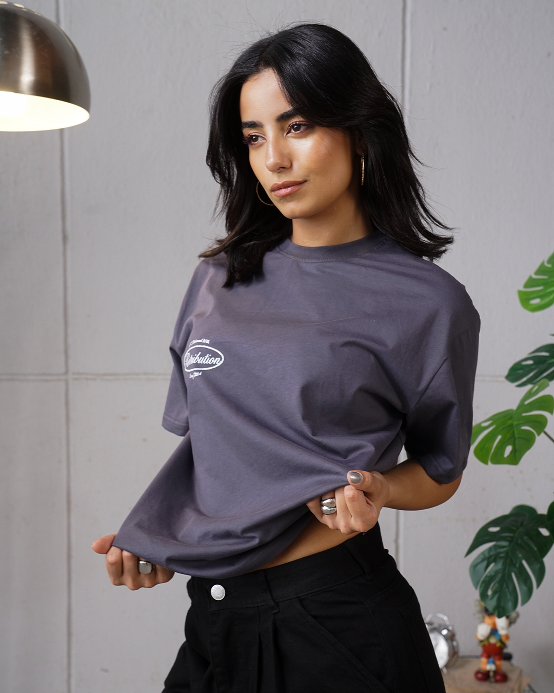 ABOVE CLOUDS T-SHIRT - GREY