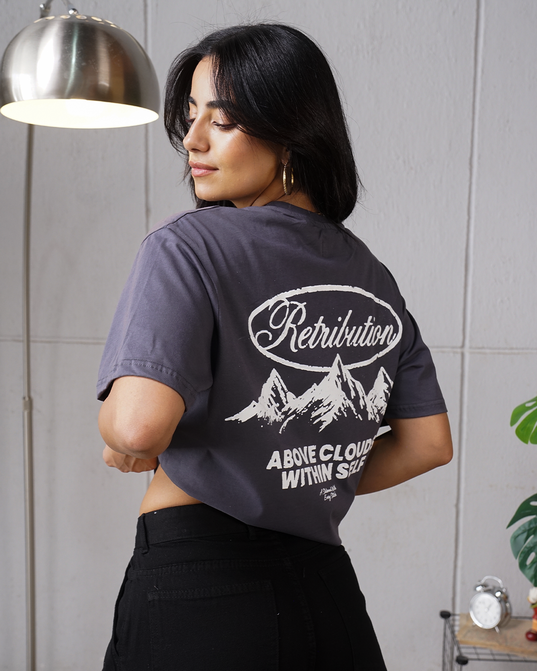 ABOVE CLOUDS T-SHIRT - GREY