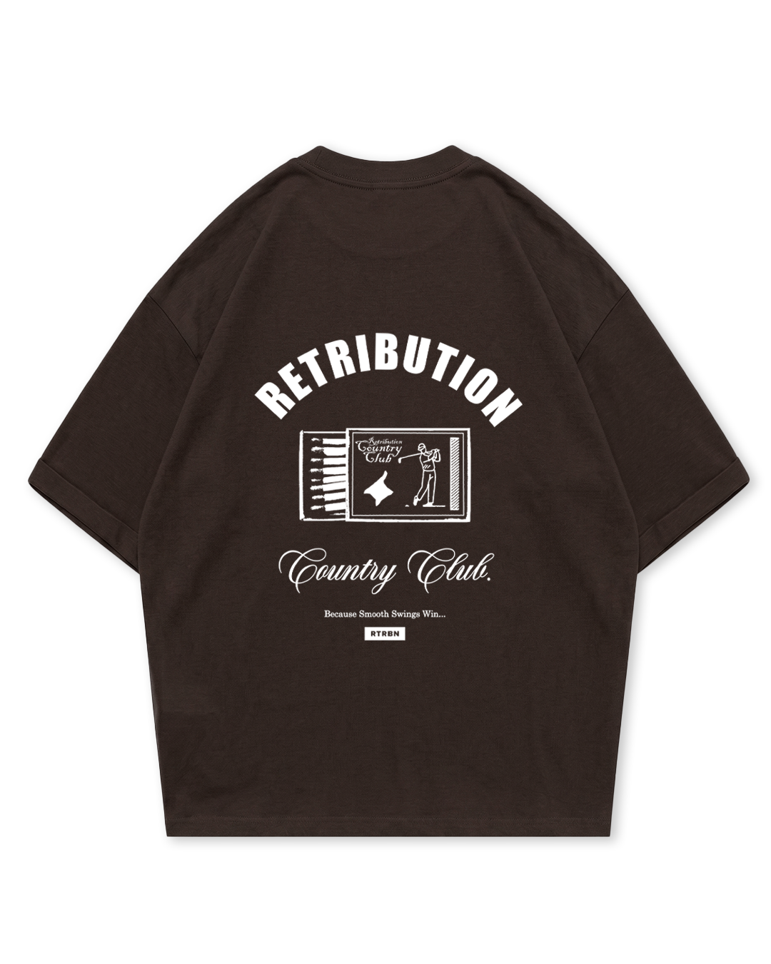 CLUB MATCHES T-SHIRT - BROWN