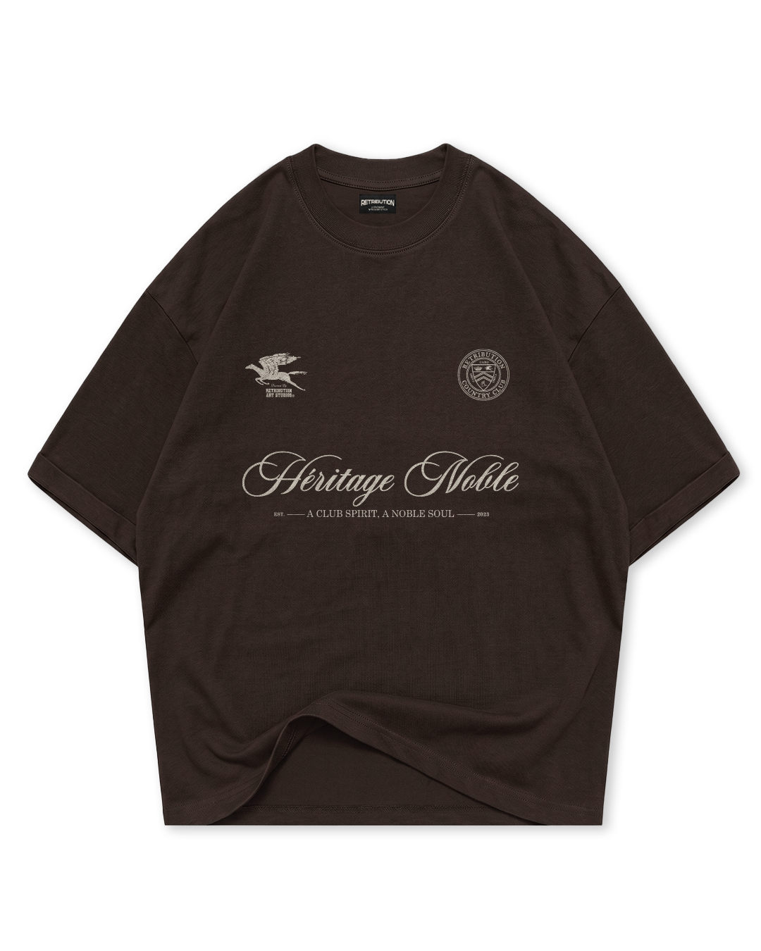 NOBLE HERITAGE T-SHIRT - BROWN