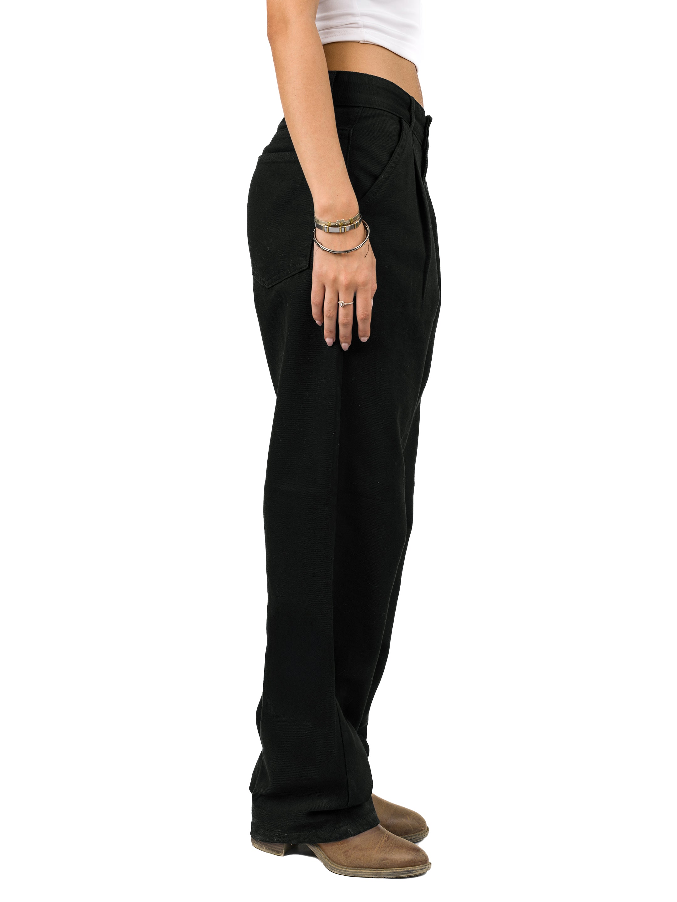 DAILY RIDER PLEATS (UNISEX) - BLACK