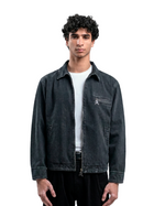 RANCHER DENIM WORK JACKET (UNISEX) - WASHED BLACK