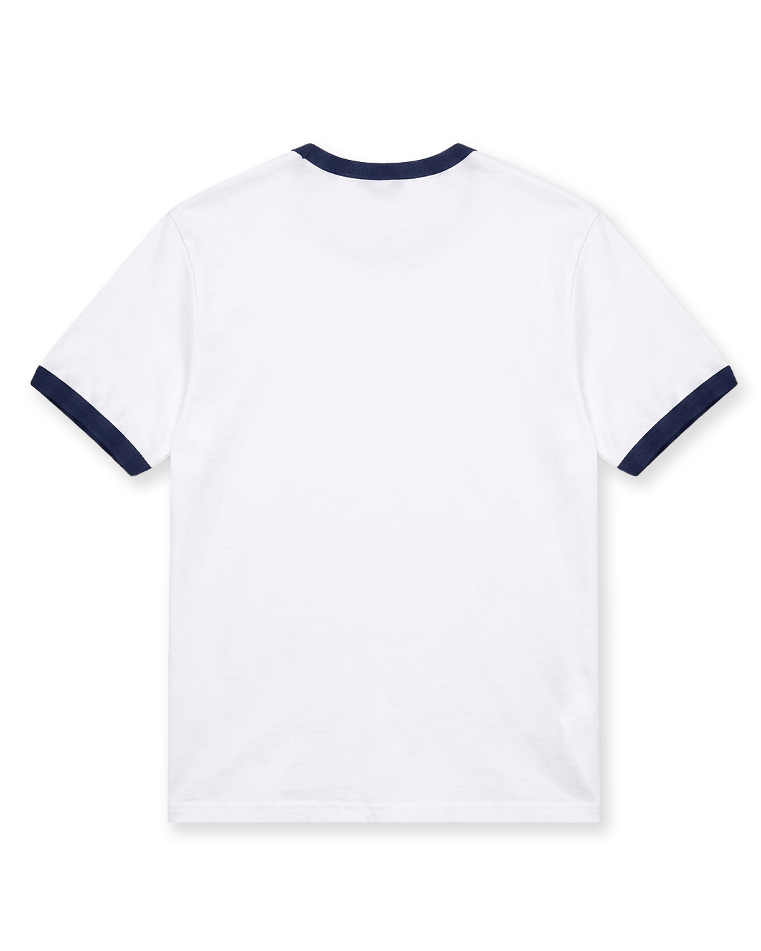 THE ARCHIVE RINGER T-SHIRT - WHITE/NAVY