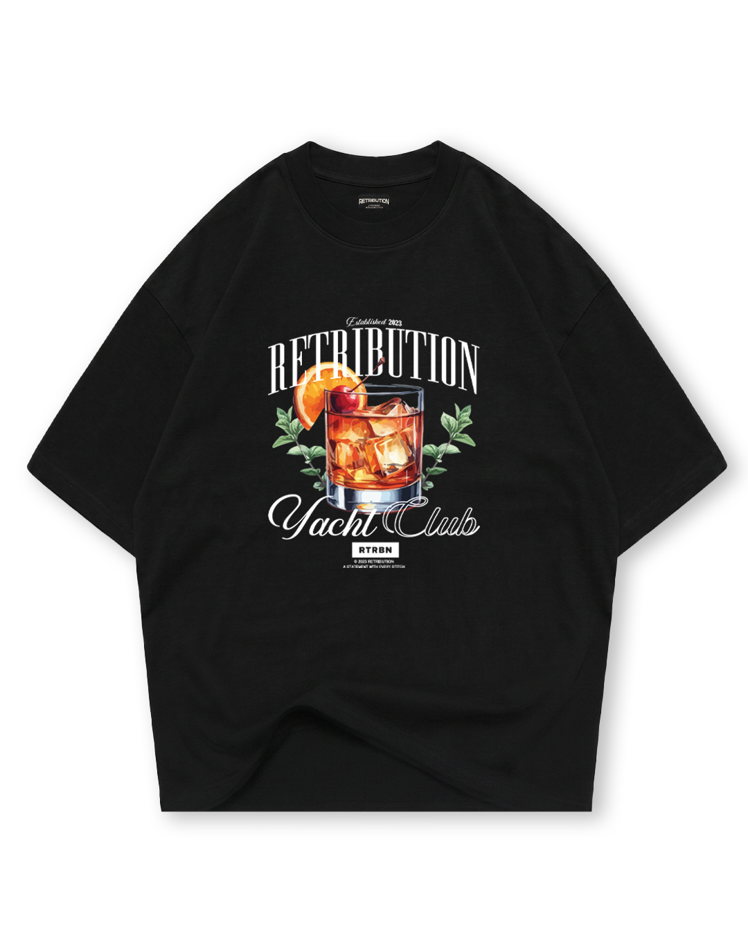 SUNSET SIP T-SHIRT - BLACK