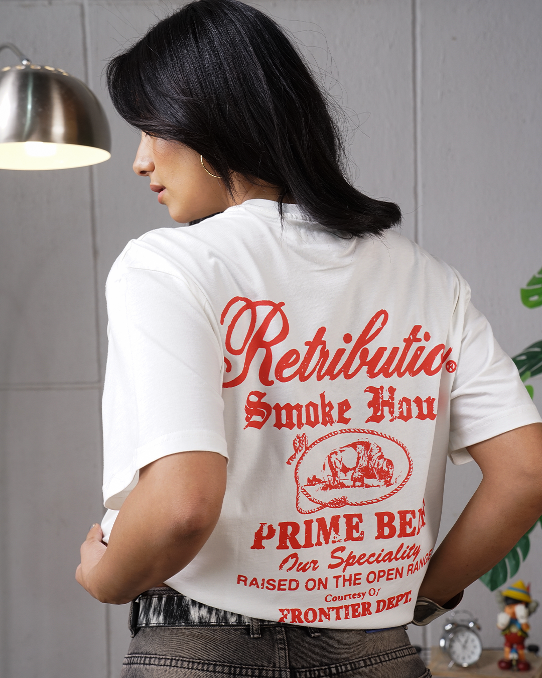 SMOKE HOUSE T-SHIRT - WHITE